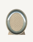 Oval Silver Leaf Frame