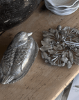 Antique Pewter Herb Trivet - Annie & Flora