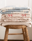 Bow Patchwork Blanket - Annie & Flora