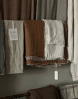 Crush Double Linen Throw - Annie & Flora