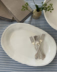 Double Line Oval Platter - Annie & Flora