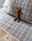 French Plaid Bluebelle Pillowcase - Annie & Flora