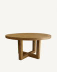 Harrison Round Reclaimed Wood Dining Table - Annie & Flora