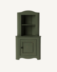 Miniature Dark Green Corner Cabinet - Annie & Flora