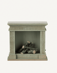 Miniature Dusty Green Fireplace - Annie & Flora