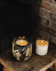 Portoro Marble Candle Vessel - Annie & Flora