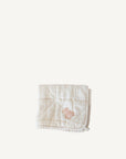 Teddy Embroidered Lovie in Petal - Annie & Flora