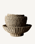Woven Seagrass Bowls - Annie & Flora