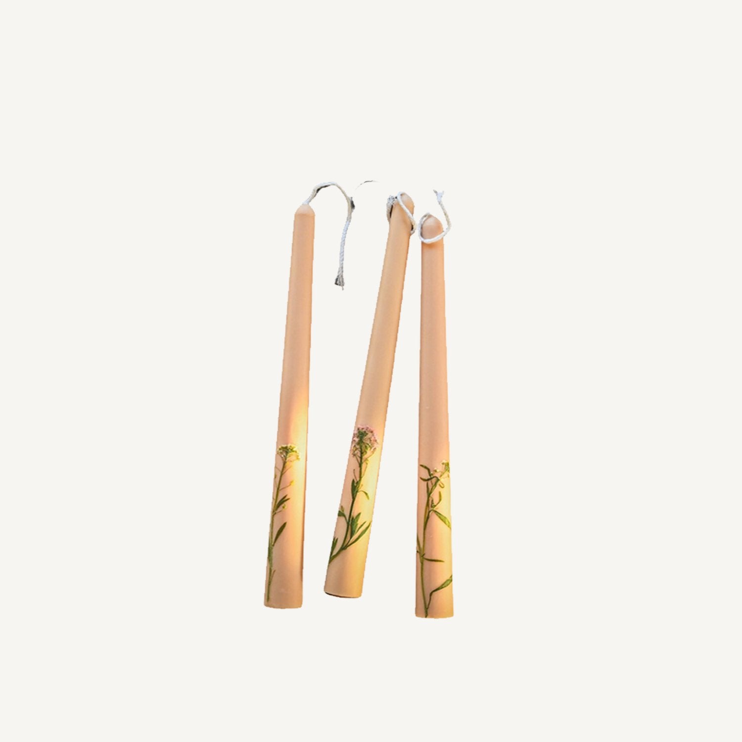 Floral Tapered Candles - Annie & Flora