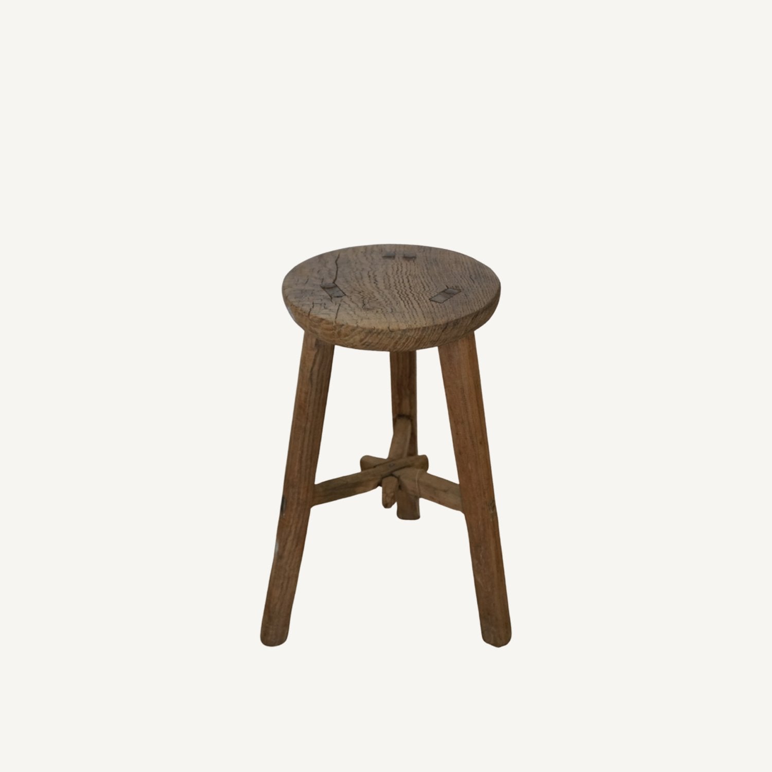 Nelly Vintage Round Stool – Annie Flora1