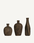 Set of Wood Vases - Annie & Flora