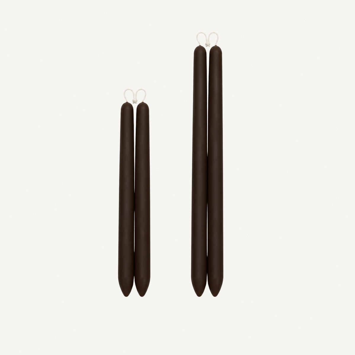 Chestnut Beeswax Tapered Candles