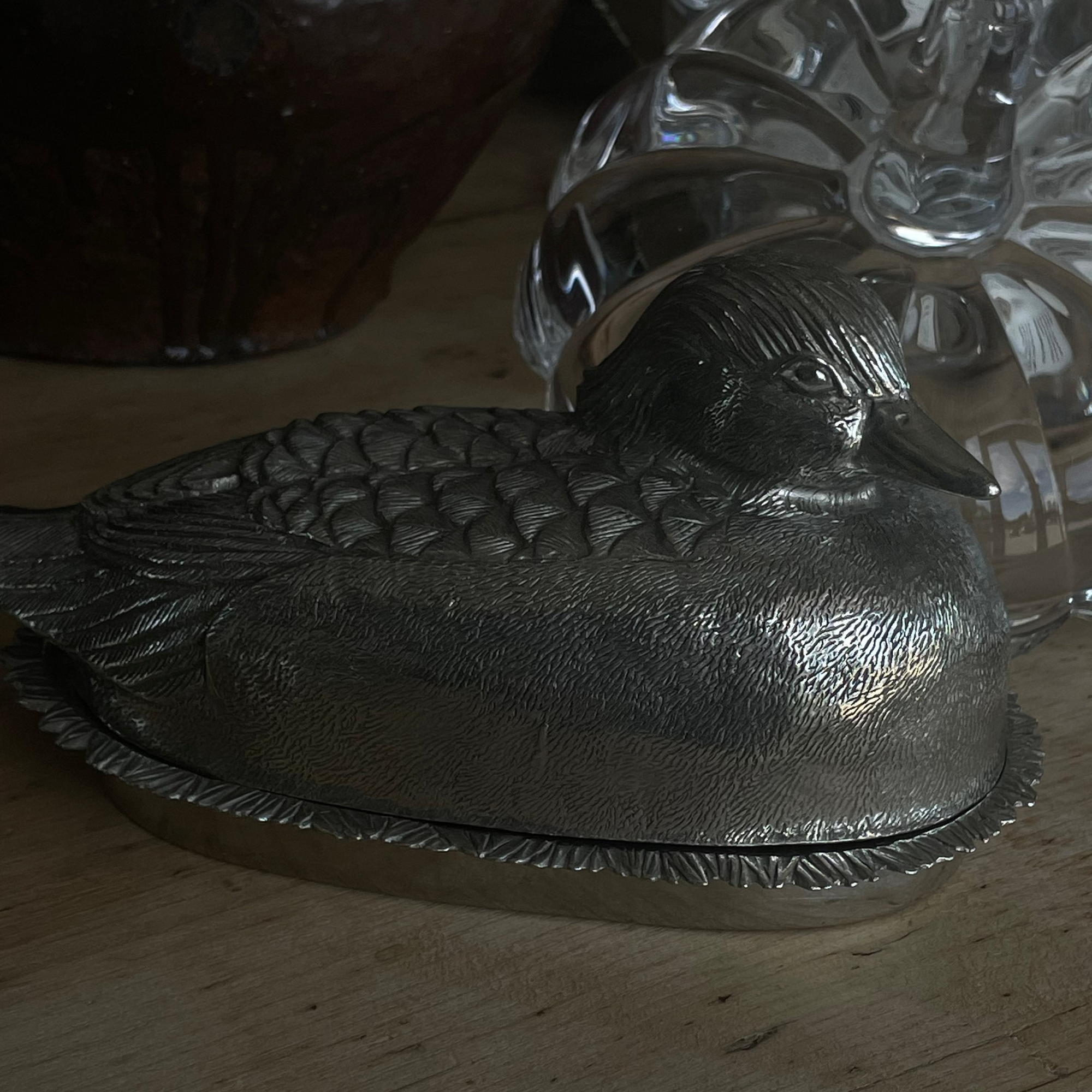 Mallard Duck Butter Dish