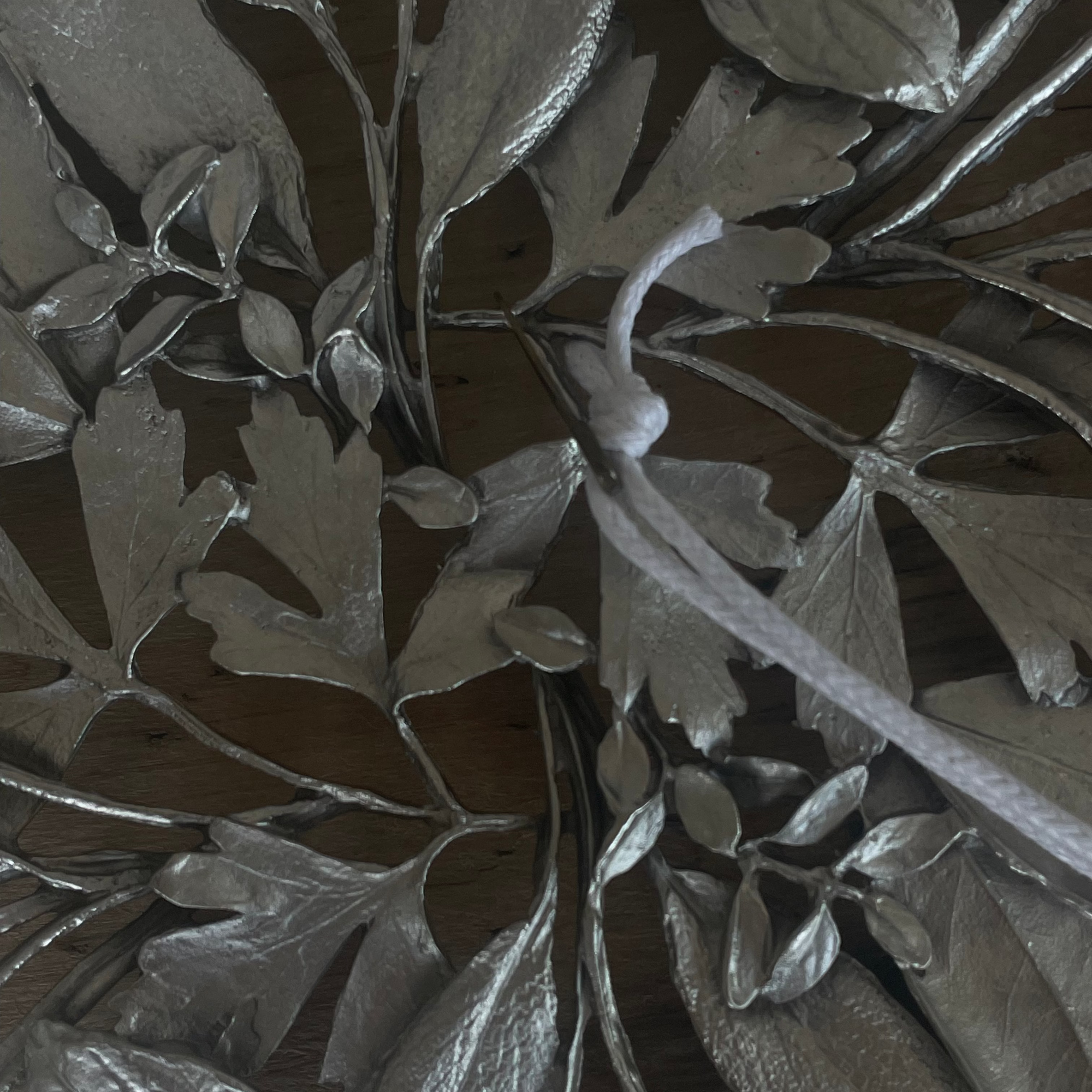 Antique Pewter Herb Trivet