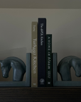 Hand Carved Stone Horse Bookends