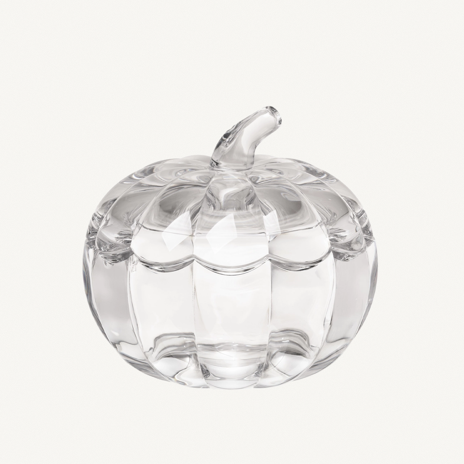 Harvest Glass Pumpkin Jar