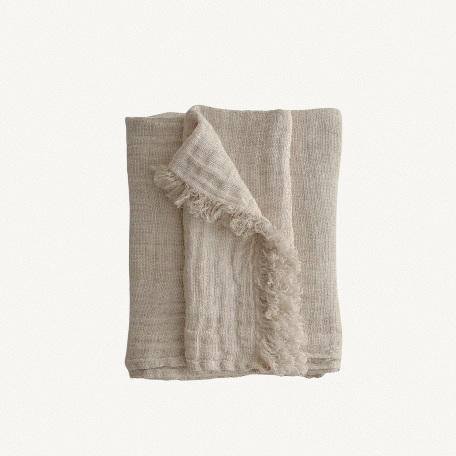 Crush Linen Throw in Ayrton