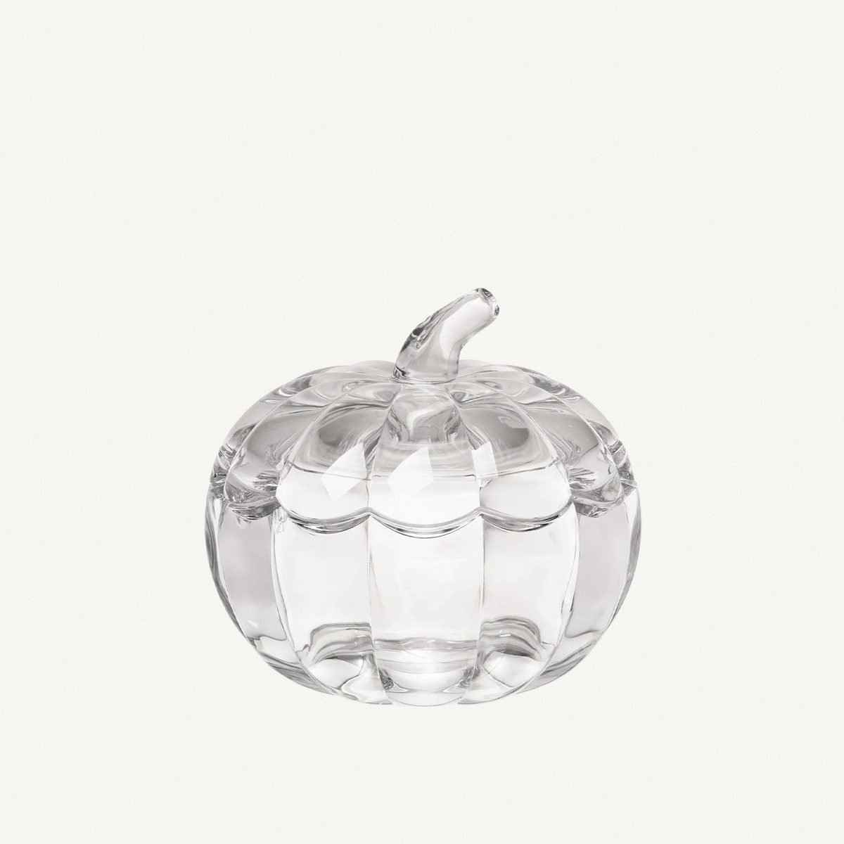 Harvest Glass Pumpkin Jar