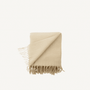 Alpes Merino Wool Throw in Cream - Annie & Flora