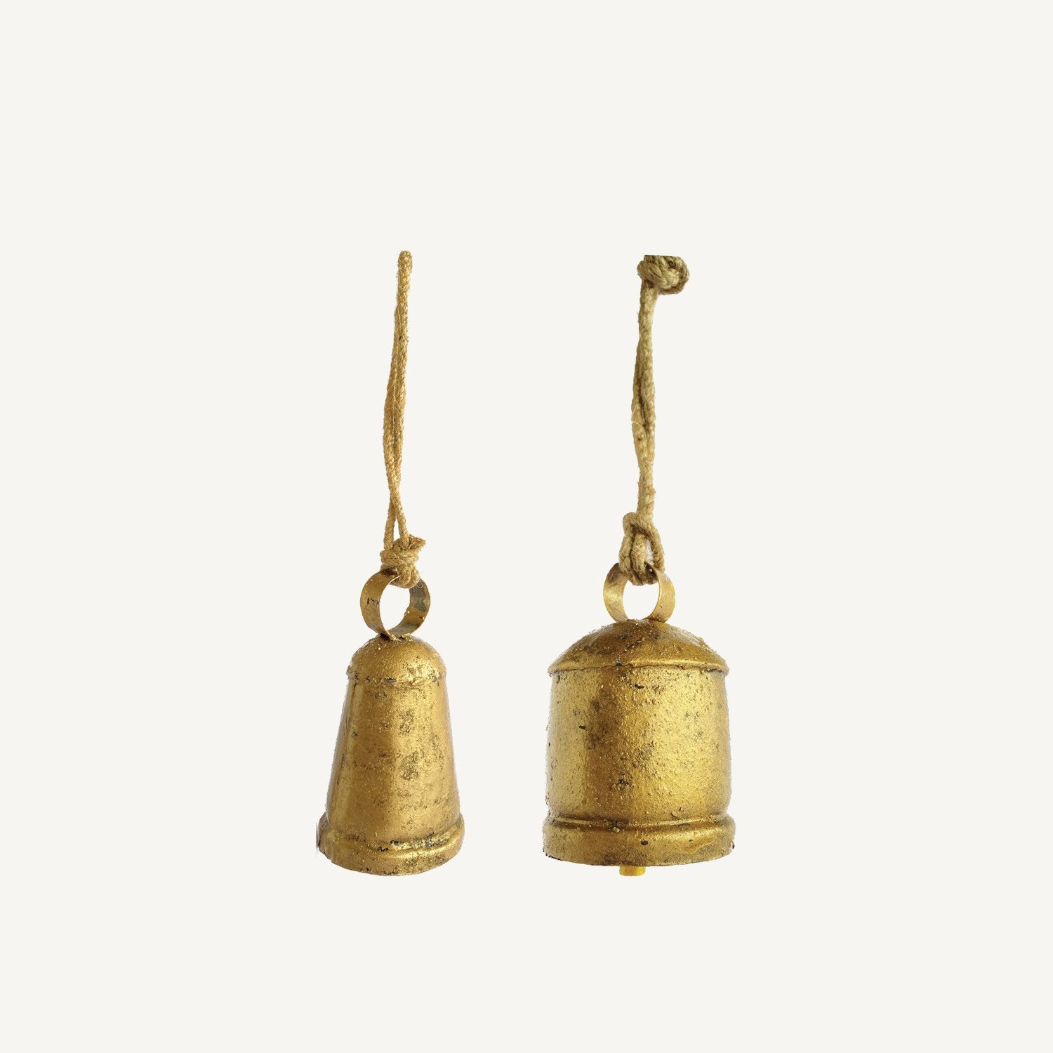 Antique Brass Bells - Annie & Flora