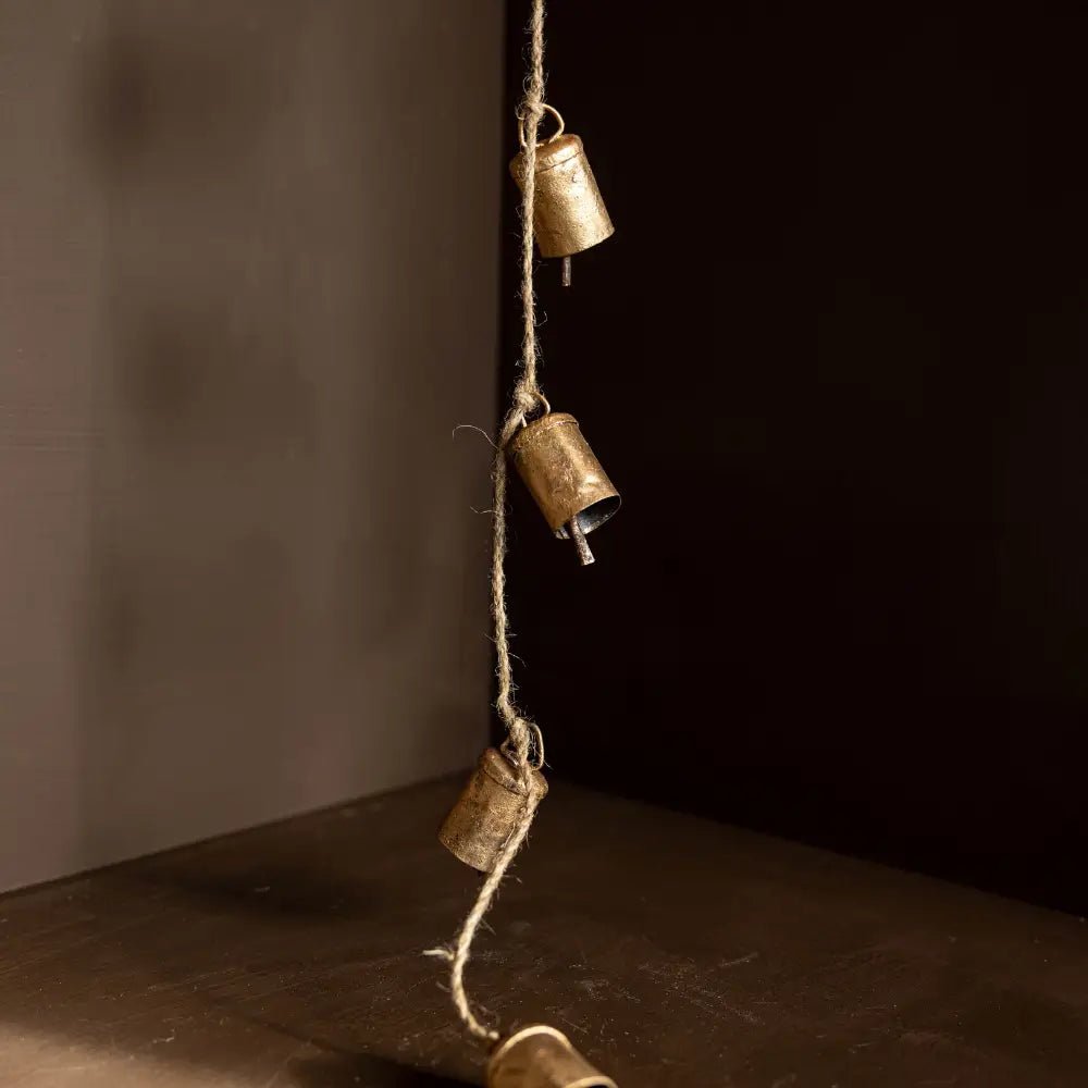 Barrel Iron Bell Garland - Annie & Flora