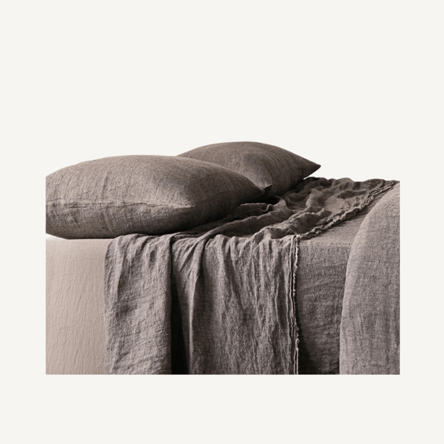 Basix Linen Pillowcase - Annie &amp; Flora