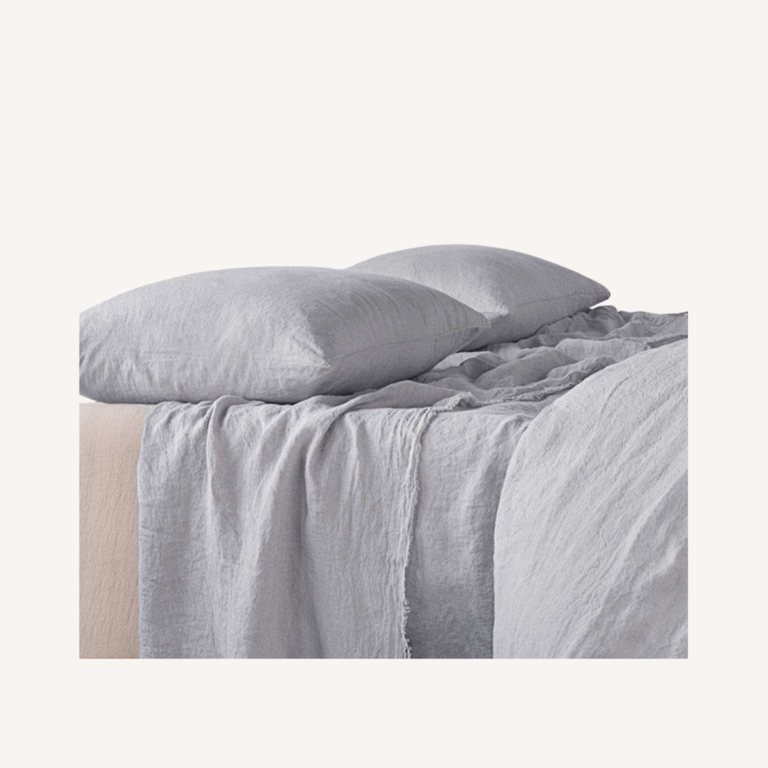Basix Linen Pillowcase - Annie &amp; Flora