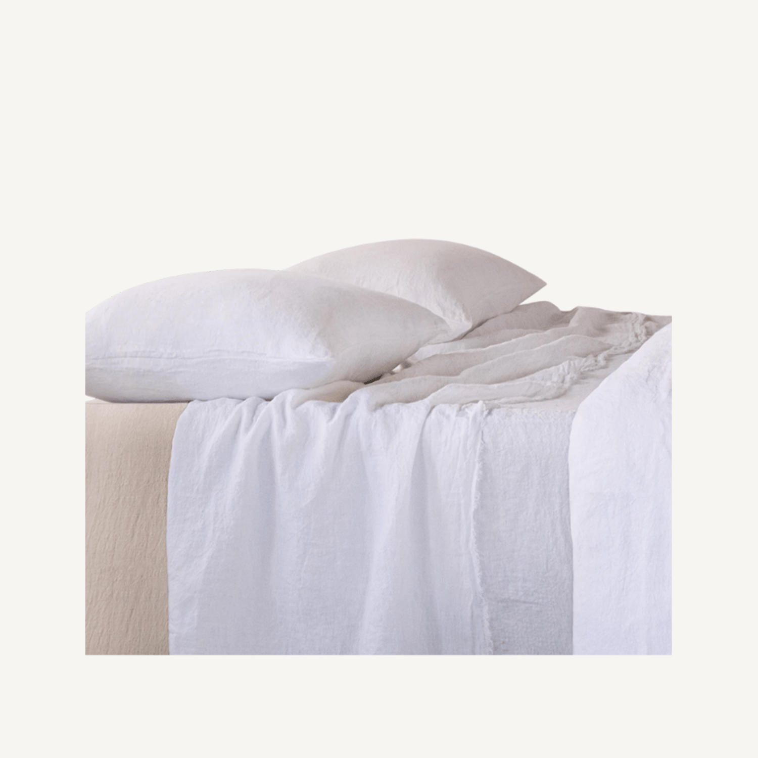 Basix Linen Pillowcase - Annie &amp; Flora