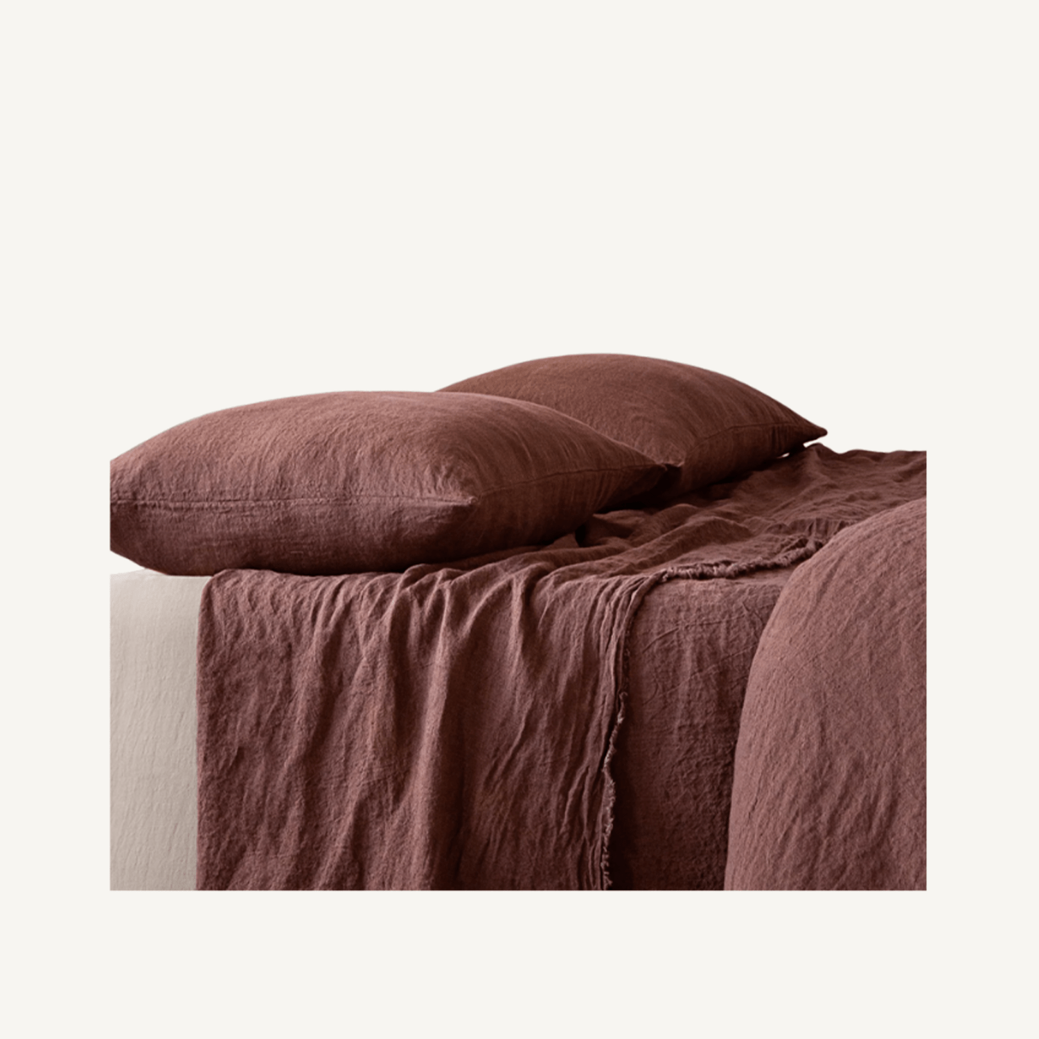 Basix Linen Pillowcase - Annie &amp; Flora