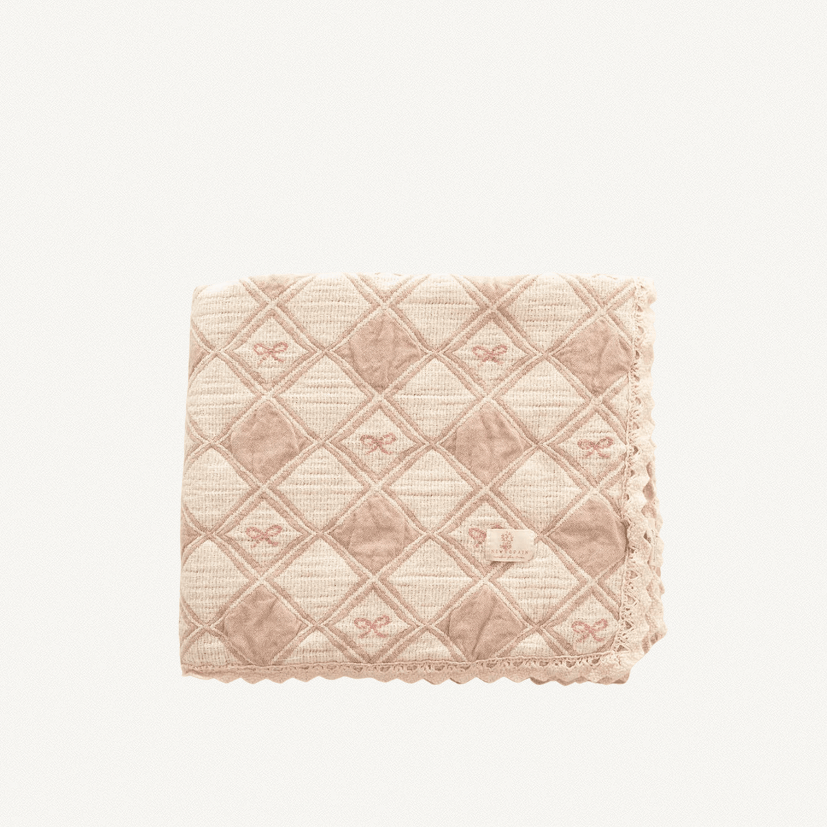 Bow Patchwork Blanket - Annie & Flora