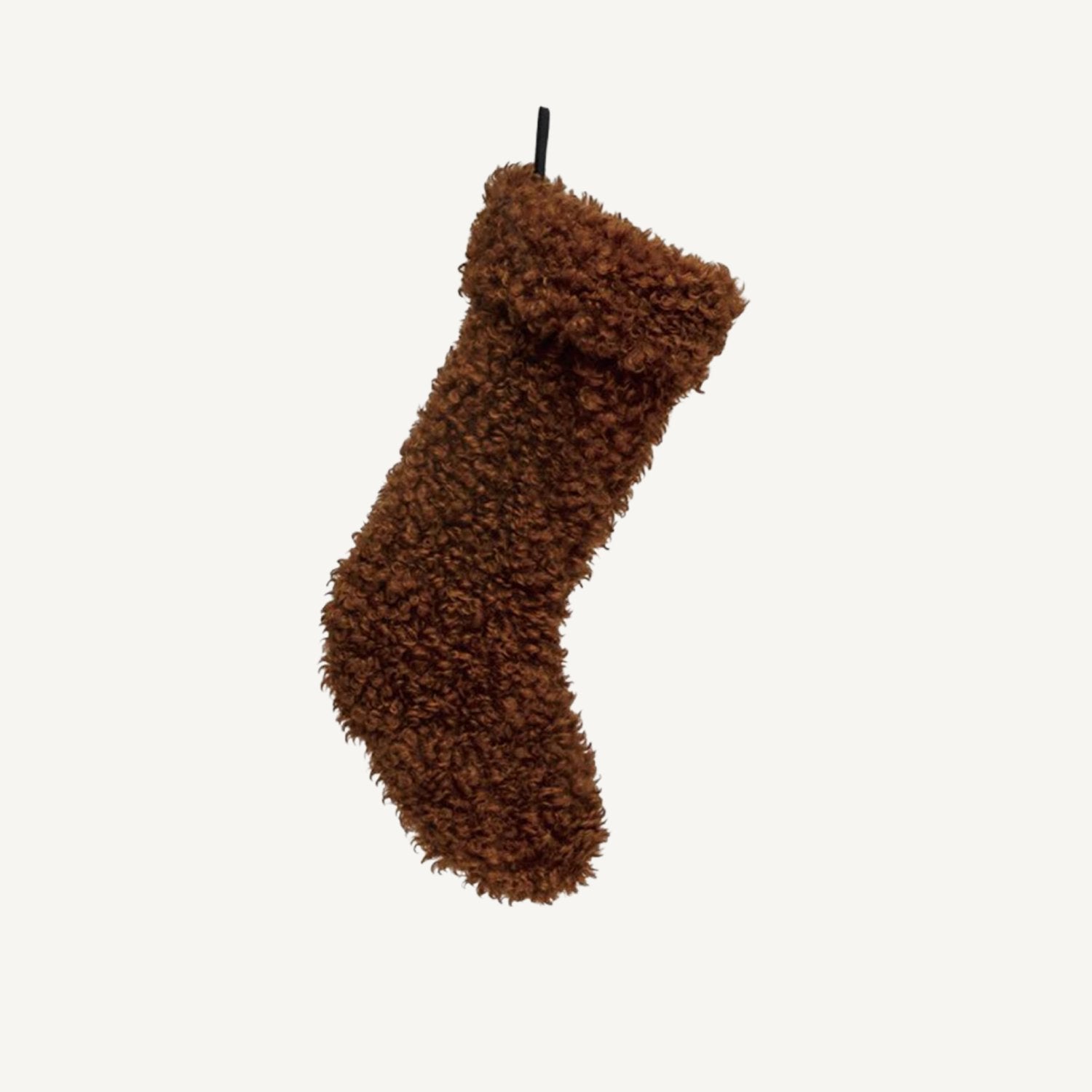 Brown Sherpa Stocking - Annie & Flora