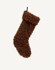 Brown Sherpa Stocking - Annie & Flora