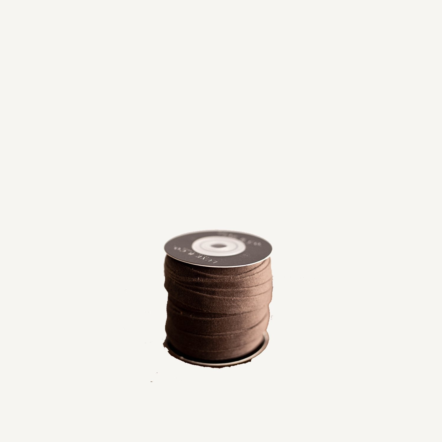 Brown Suede Ribbon Spool - Annie & Flora