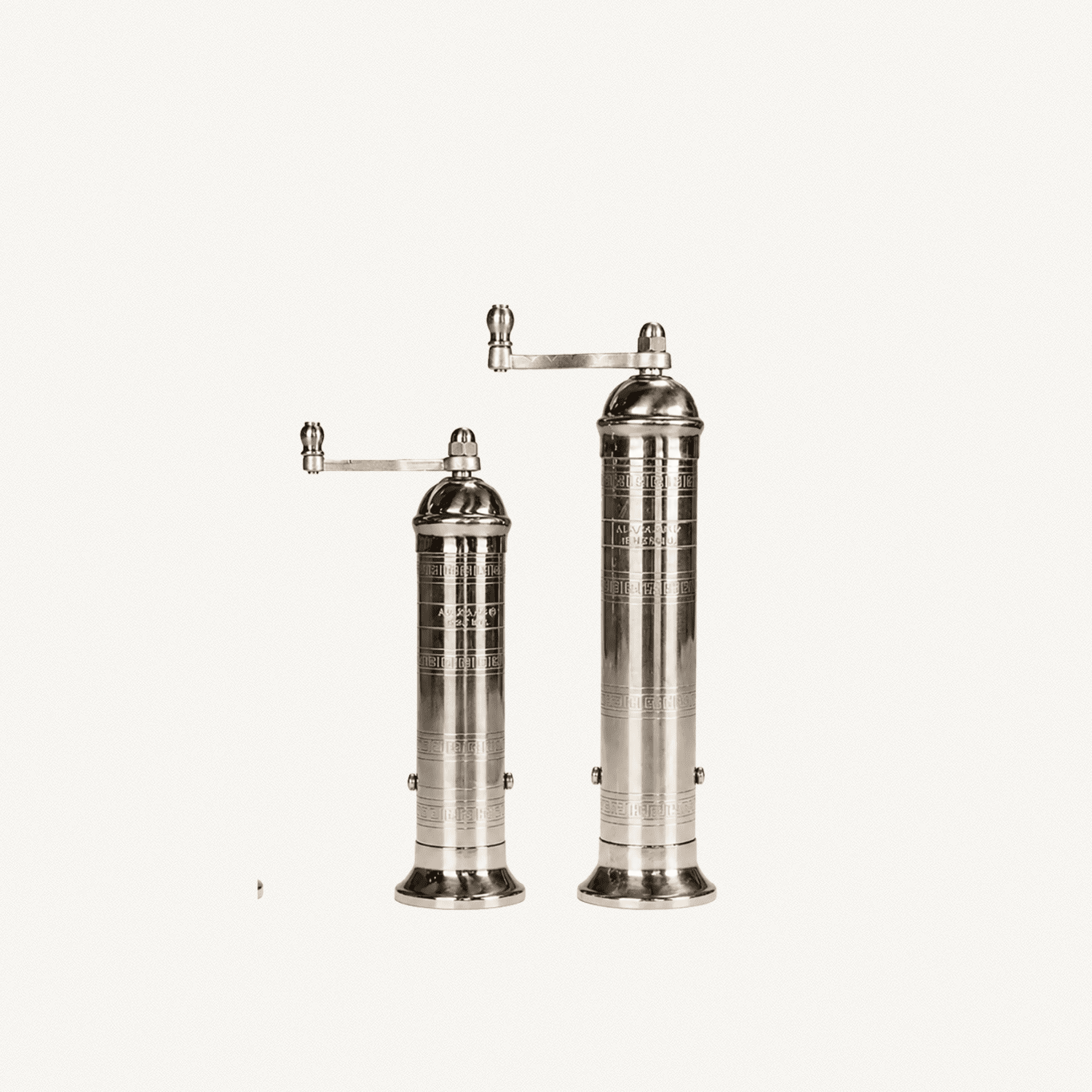Chrome Salt & Pepper Mills - Annie & Flora