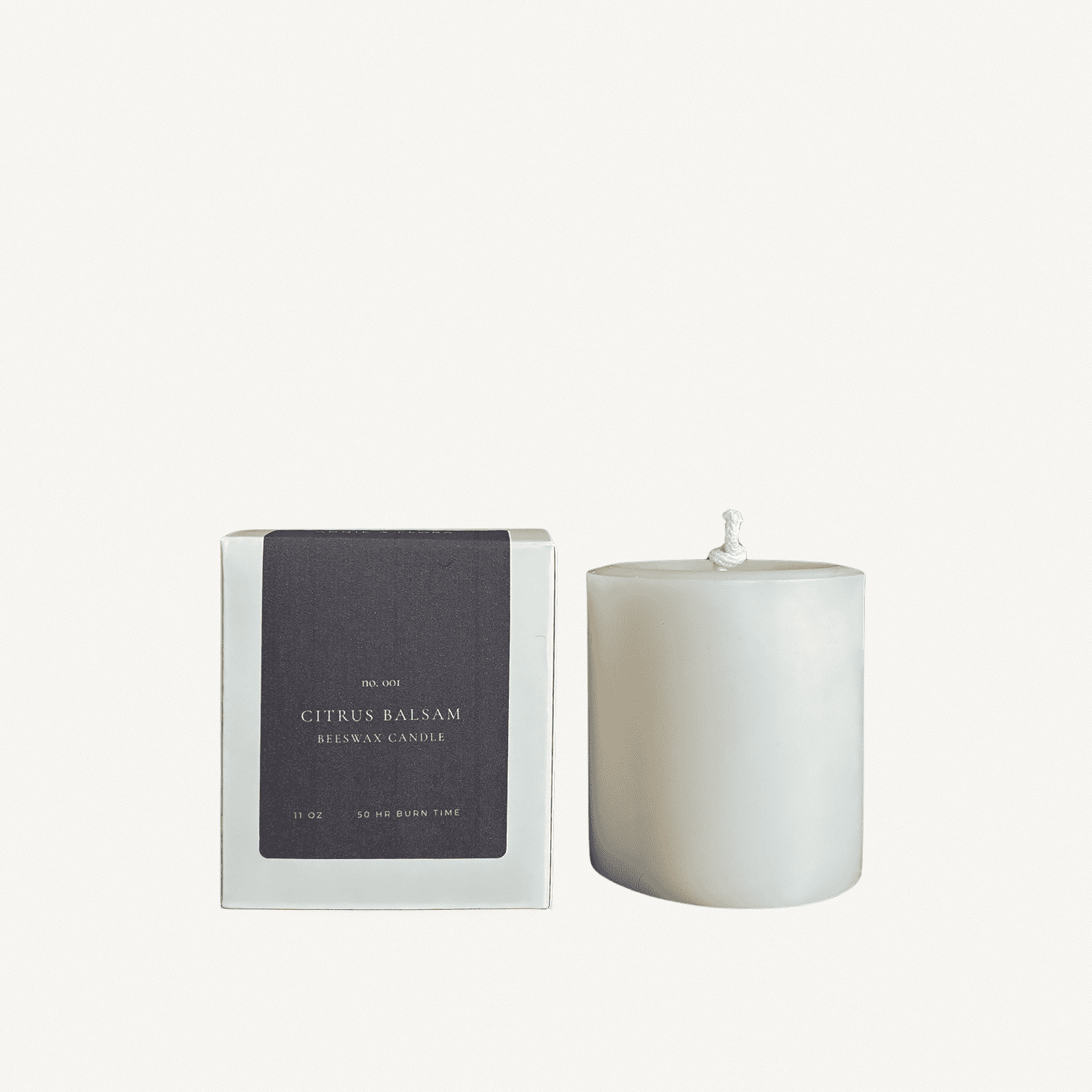 Citrus Balsam Beeswax Candle - Annie & Flora