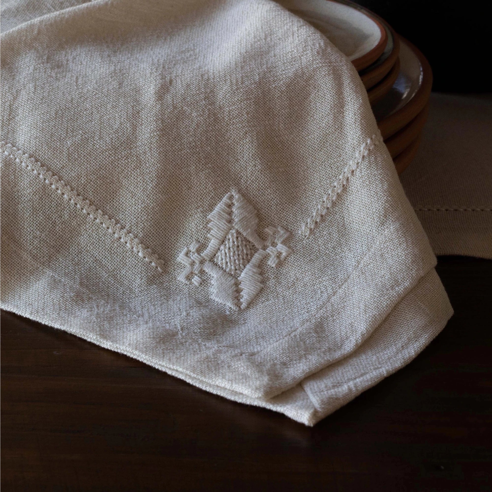 Cotton Dinner Napkins - Annie & Flora