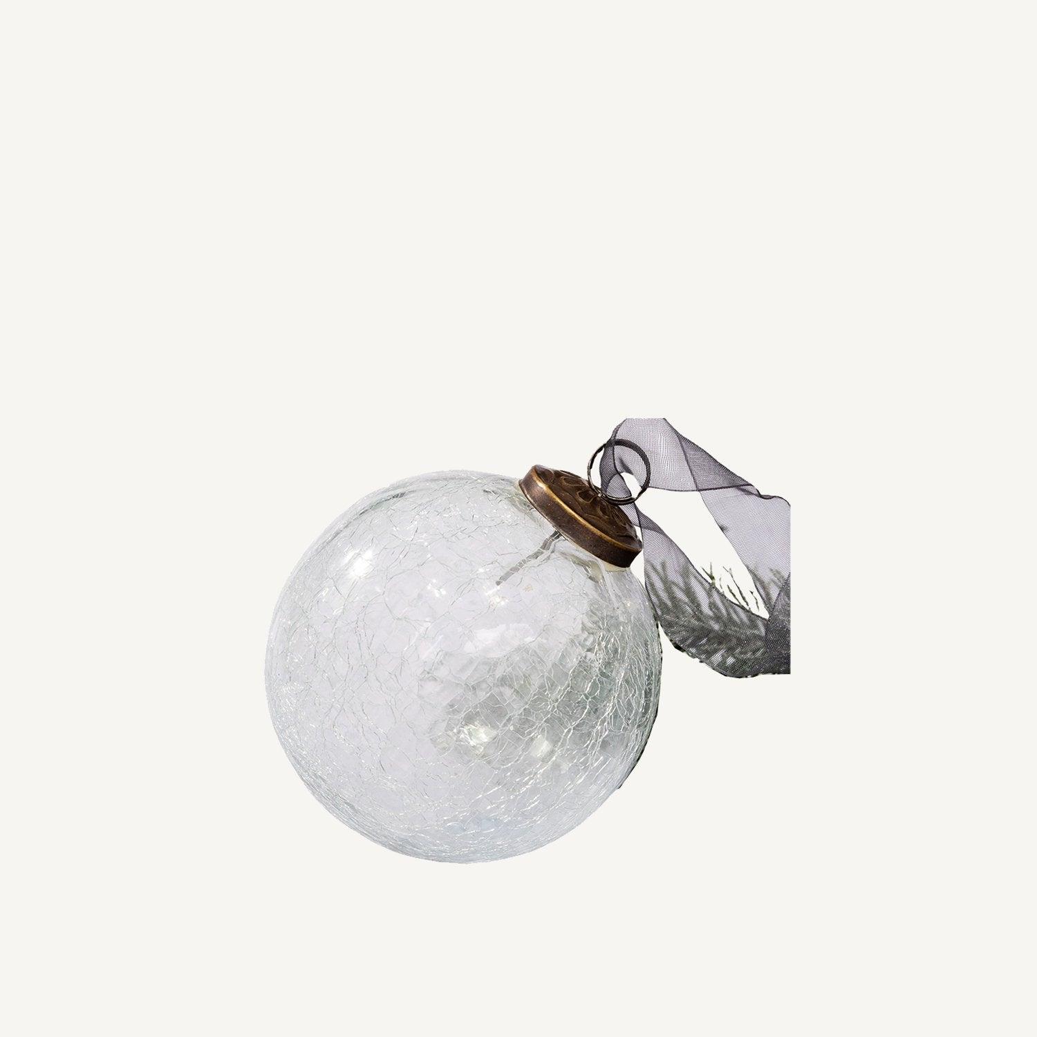 Crackle Glass Bauble - Annie & Flora