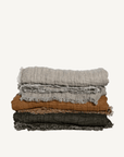 Crush Double Linen Throw - Annie & Flora