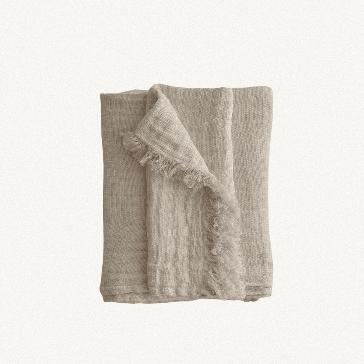 Crush Linen Throw in Ayrton - Annie & Flora
