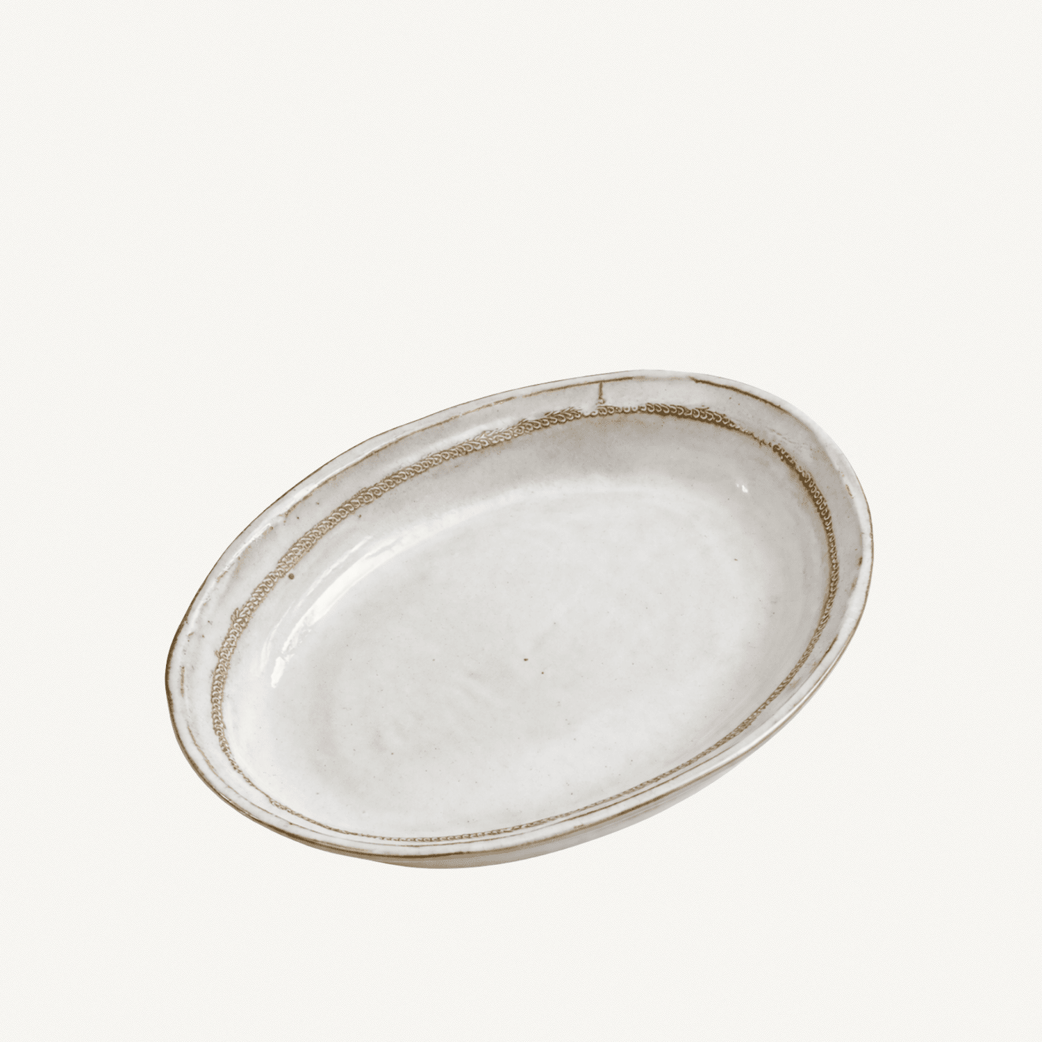 Deep Stoneware Platter - Annie & Flora