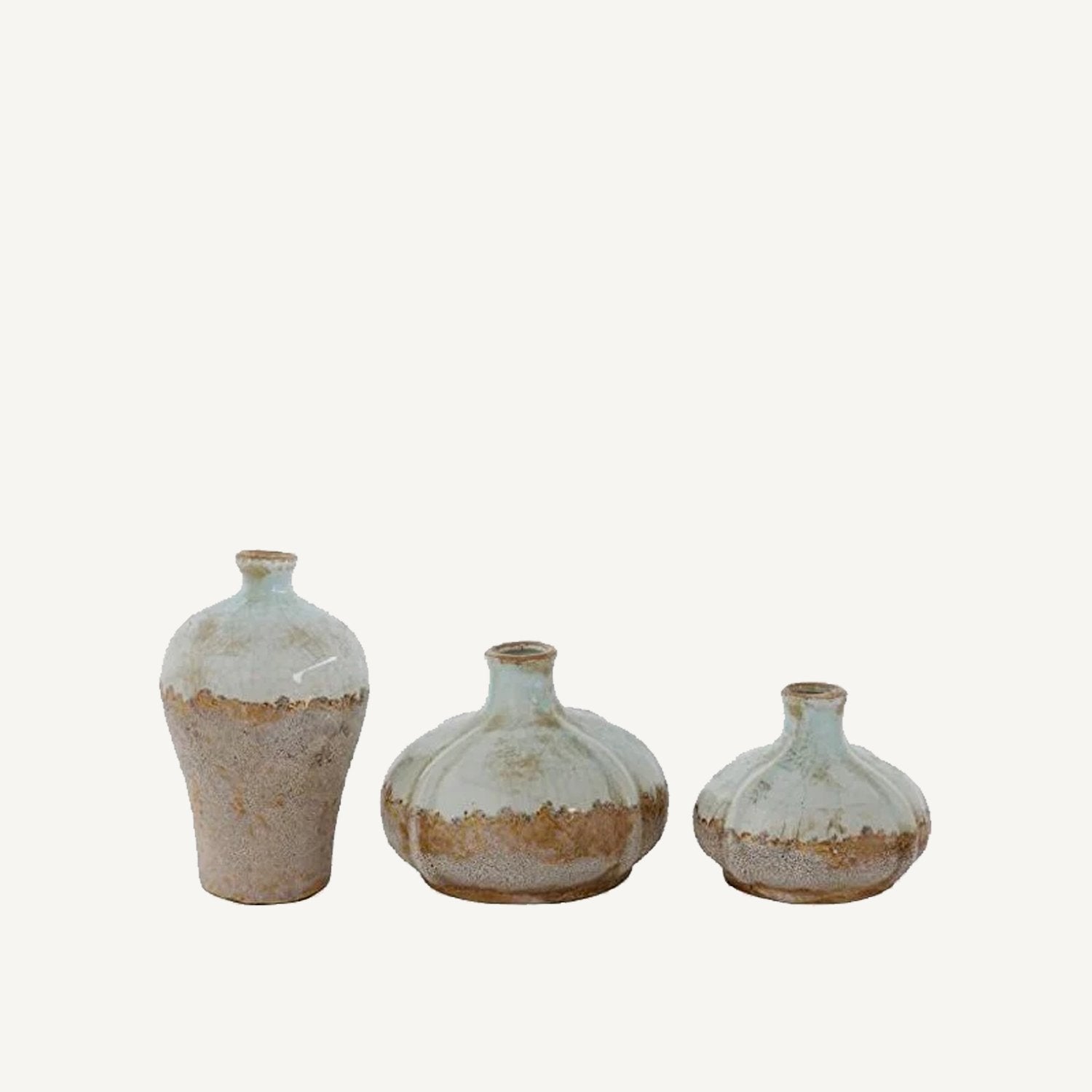 Distressed Terra - Cotta Vases - Annie & Flora