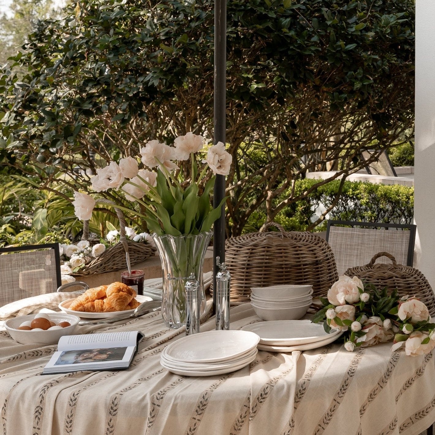 Double Line Salad Plate - Annie & Flora