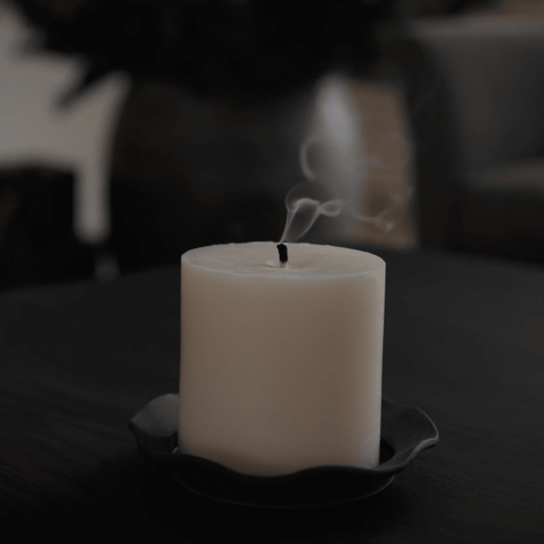 Espresso Candle Tray - Annie &amp; Flora