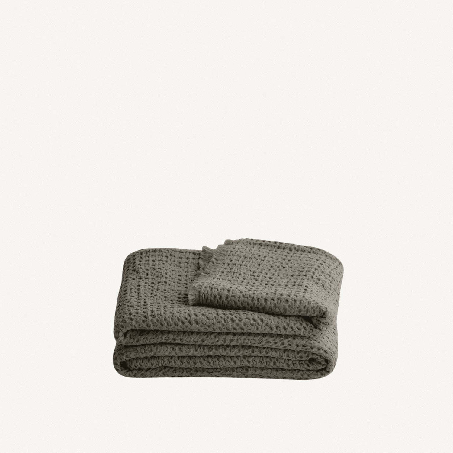 Flocca Linen Blanket in Elk - Annie & Flora