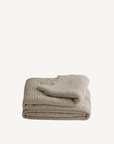 Flocca Linen Blanket in Sable - Annie & Flora