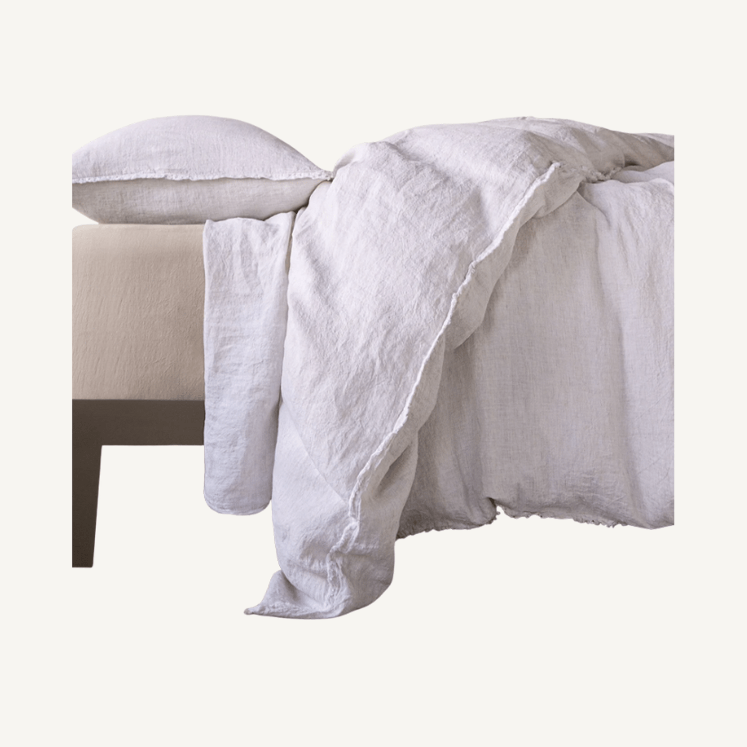 Flocca Linen Duvet Cover - Annie &amp; Flora