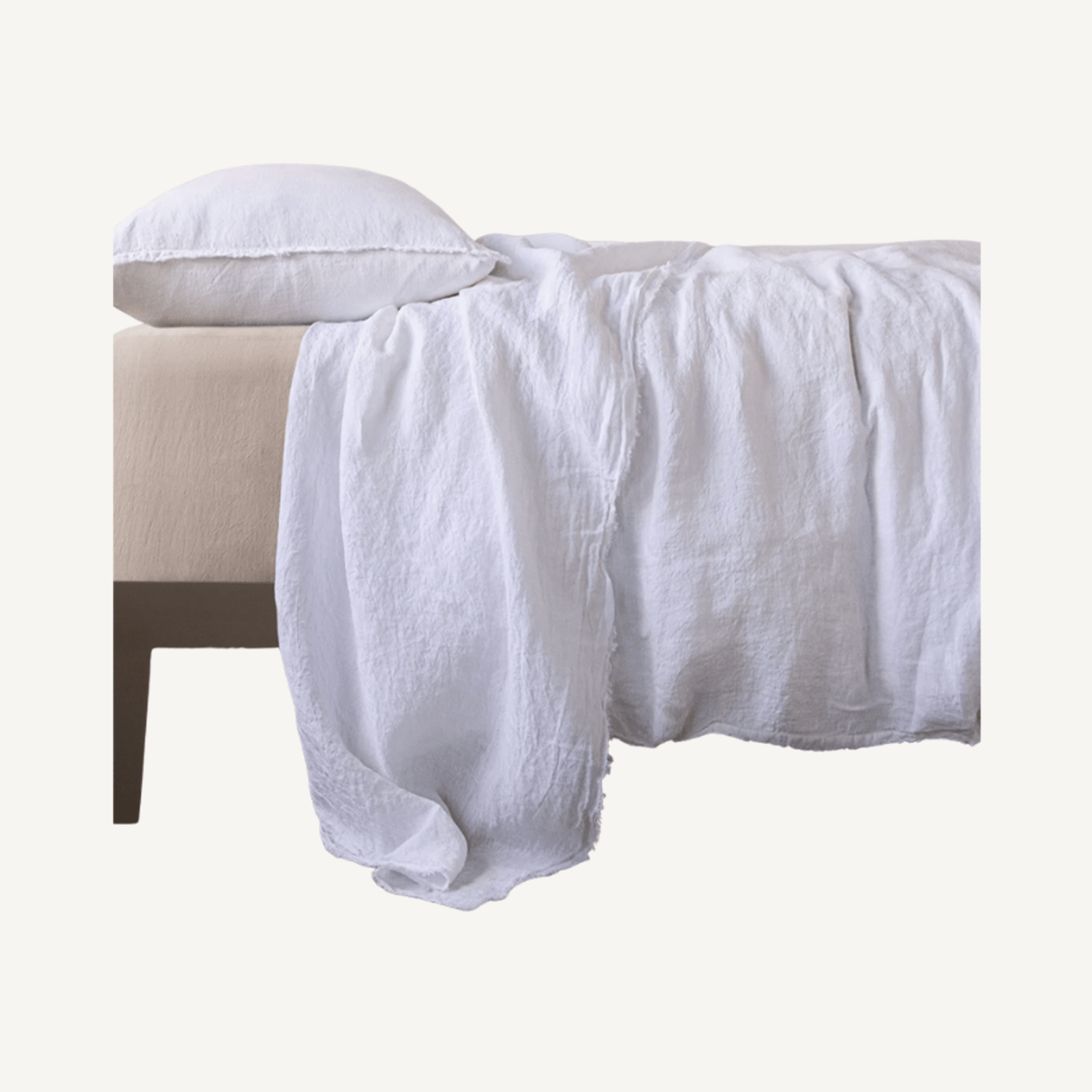 Flocca Linen Flat Sheet - Annie &amp; Flora