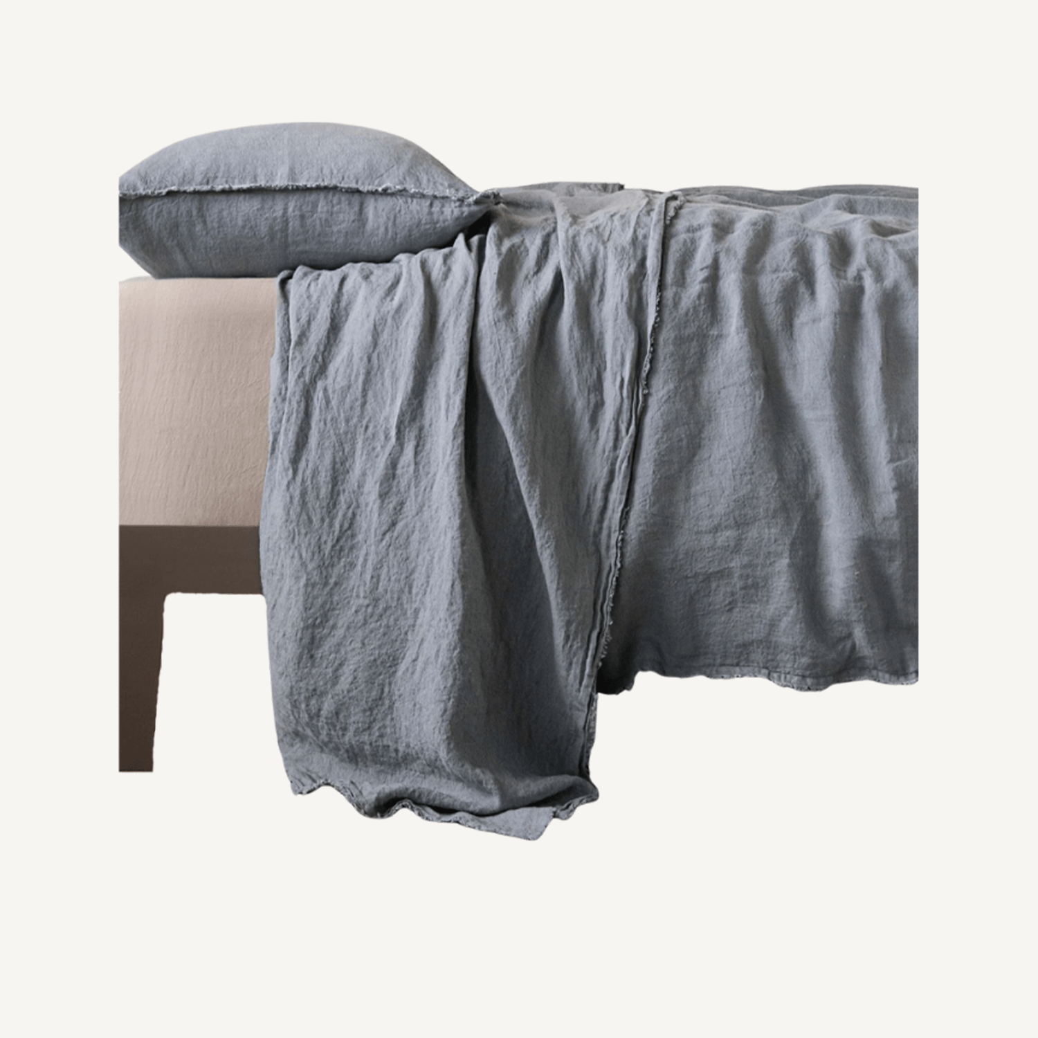 Flocca Linen Flat Sheet - Annie &amp; Flora