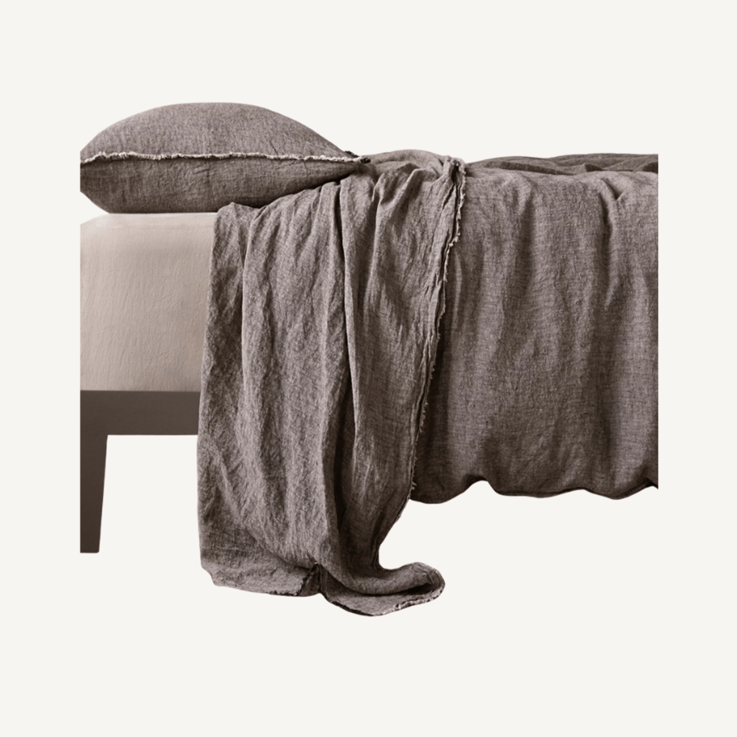 Flocca Linen Flat Sheet - Annie &amp; Flora