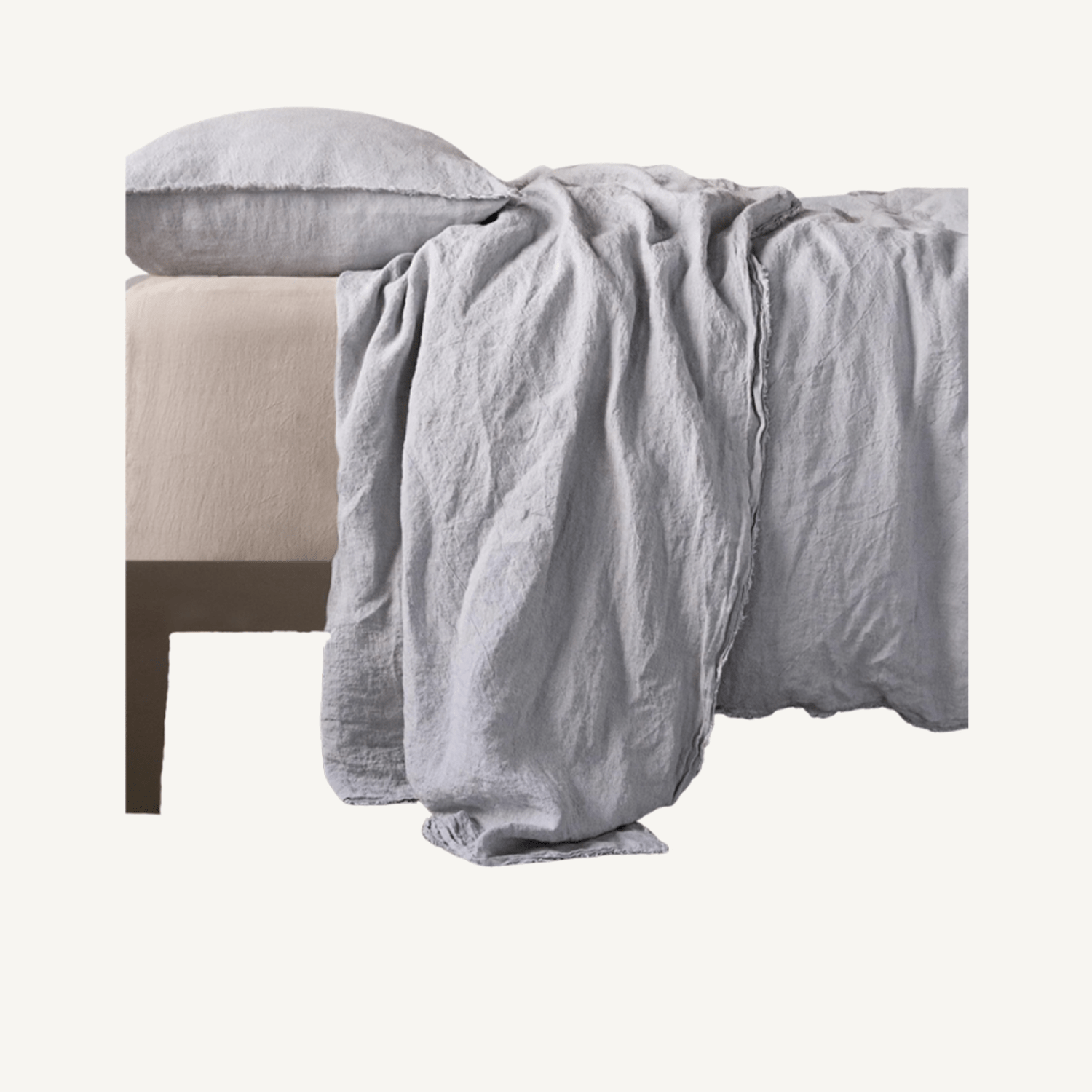 Flocca Linen Flat Sheet - Annie &amp; Flora
